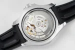 Rolex Yacht-Master 42mm Black Dial Diamond Bezel Rubber Strap Watch - Image 7