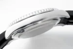 Rolex Yacht-Master 42mm Platinum Case Watch with Diamond & Amethyst Bezel and Black Rubber Strap - Image 7