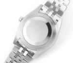 Rolex Datejust 41mm Silver Stainless Steel Watch with Diamond Dial, Fluted Bezel - Image 8