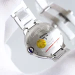 Cartier Ballon Bleu Two Hand Watch Silver - Image 6
