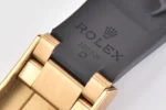 Rolex Daytona Little Devil – Black Dial, Gold Case, Rubber Strap - Image 8
