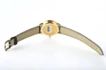 Omega De Ville Gold Watch with Black Strap - Image 3