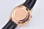 Rolex Daytona Watch with Black Rubber Strap, Brown Dial, and Exquisite - Image 9