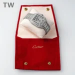 Cartier Santos Full Diamond Watch Silver - Image 3